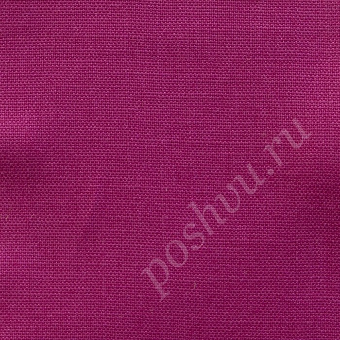 Ткань для штор портьерная, лён Slubby Linen Fuchsia 562