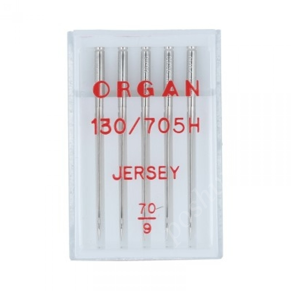 Иглы для быт.шв.мш."ORGAN" для джерси № 70 в пенале 5 шт