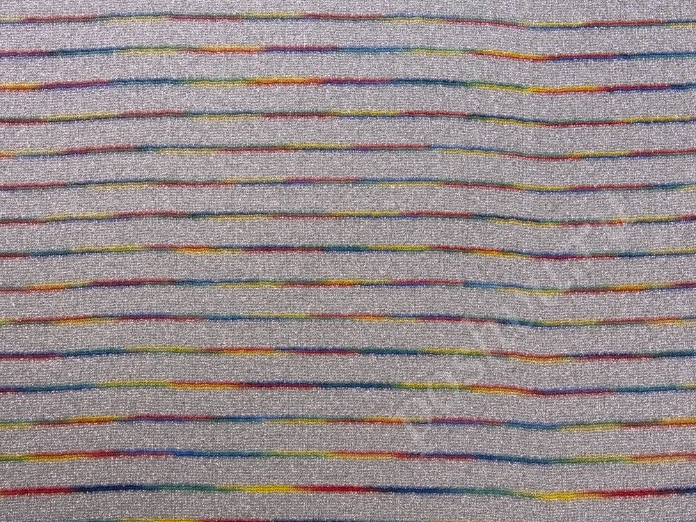 Вискоза Missoni, цвет - серебро и полоска